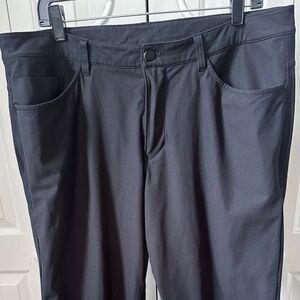 Lululemon ABC Warpstream Slim Fit Chino Pants Black  Men’s 36